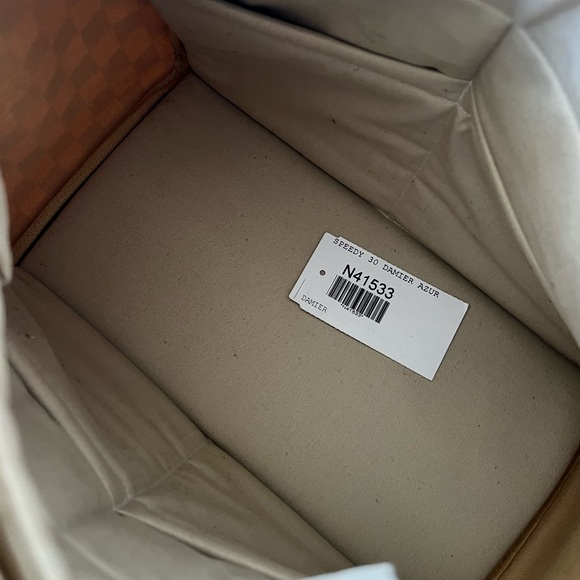 [Authentic] LOUIS VUITTON SPEEDY 30 DAMIER HANDBAG - Picture 11 of 11
